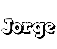 Jorge snowing logo