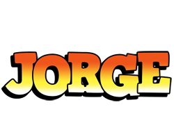 Jorge sunset logo