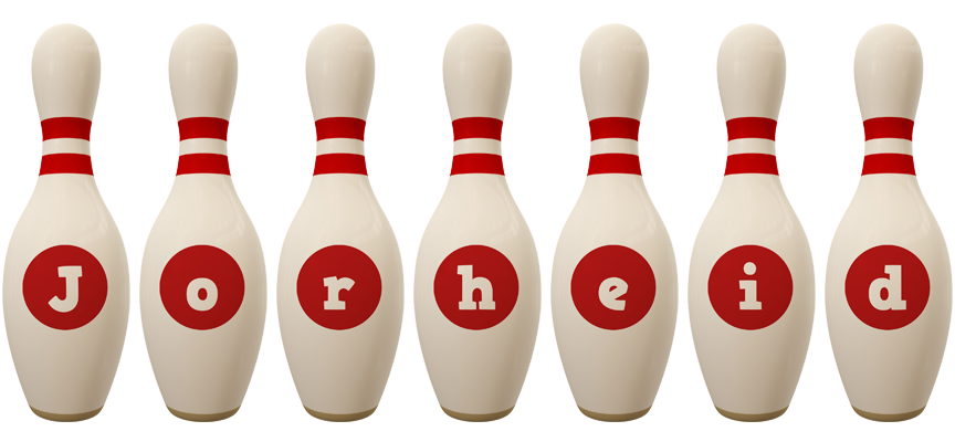 Jorheid bowling-pin logo