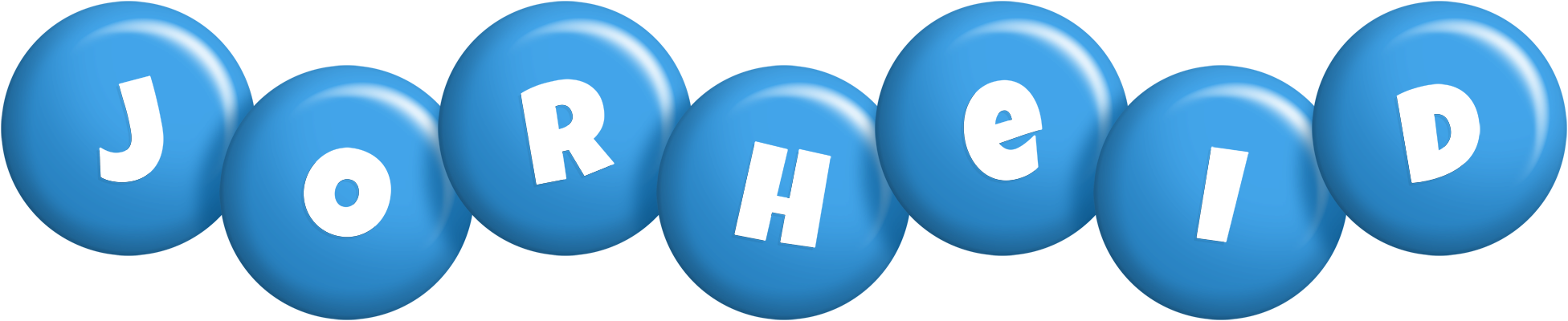Jorheid candy-blue logo