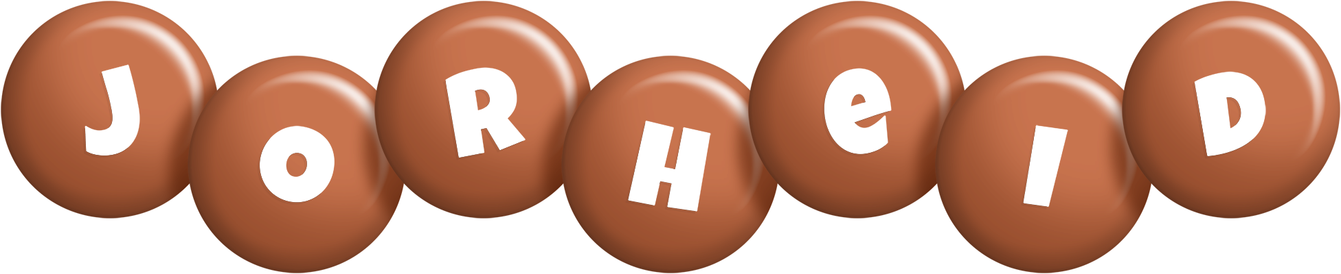 Jorheid candy-brown logo