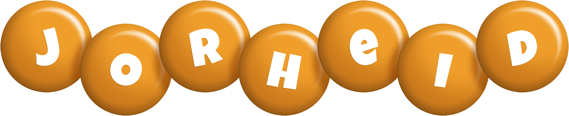 Jorheid candy-orange logo