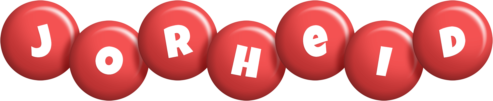 Jorheid candy-red logo