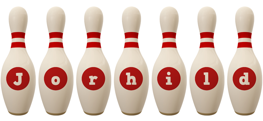 Jorhild bowling-pin logo
