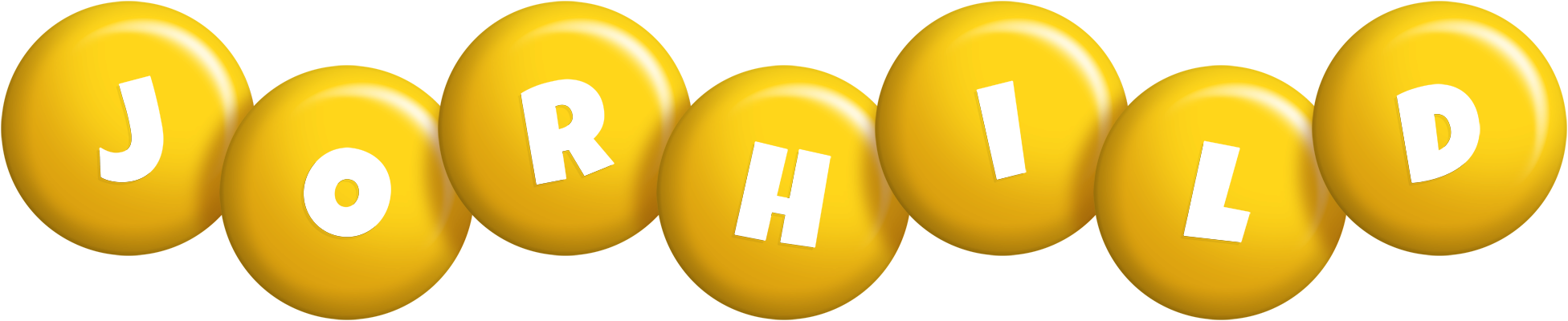Jorhild candy-yellow logo