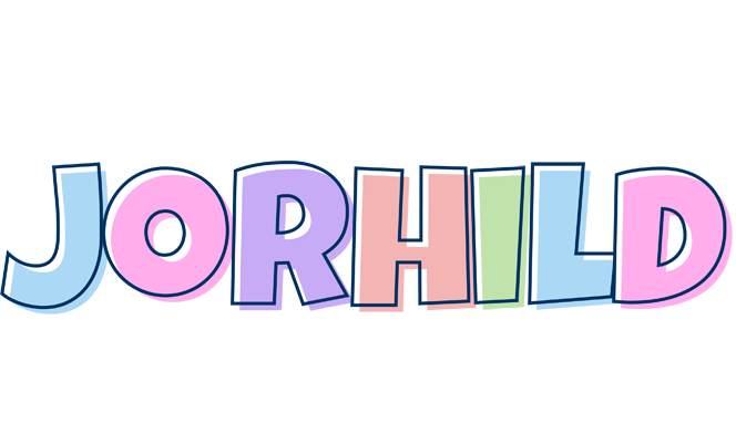 Jorhild pastel logo