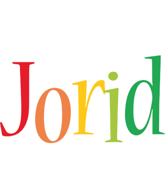Jorid birthday logo