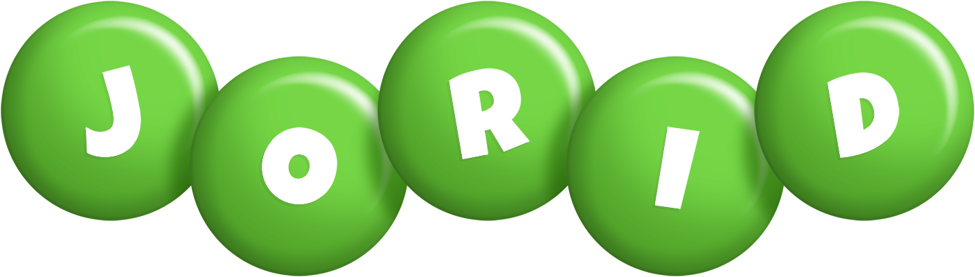 Jorid candy-green logo