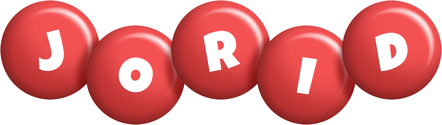 Jorid candy-red logo