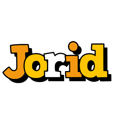 Jorid cartoon logo