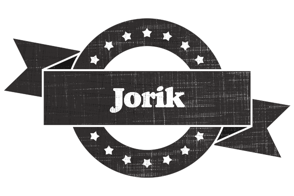Jorik grunge logo