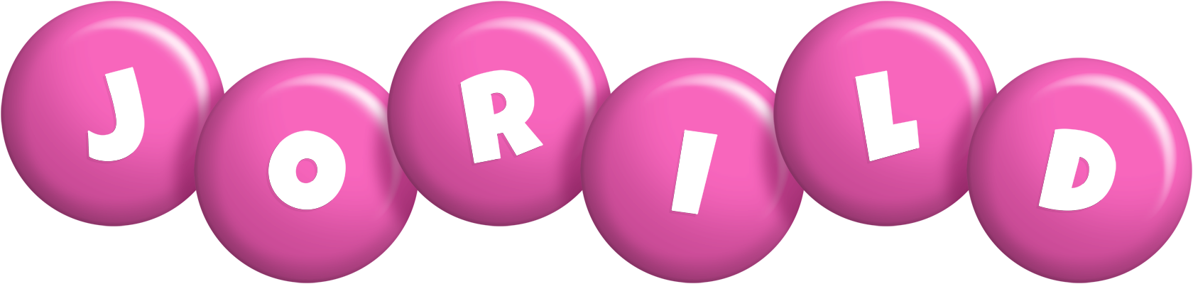 Jorild candy-pink logo