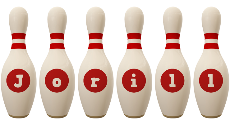 Jorill bowling-pin logo