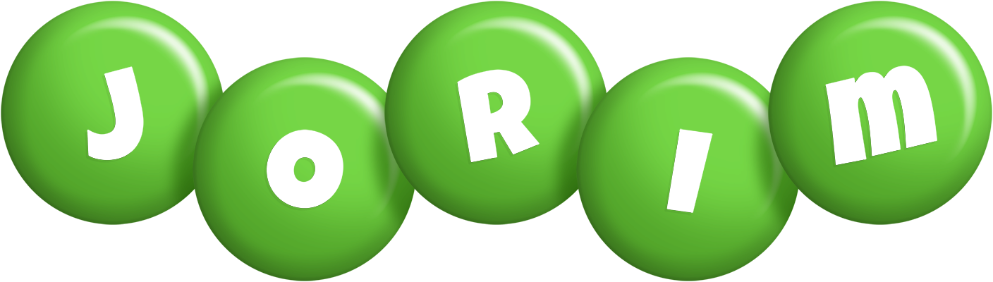 Jorim candy-green logo