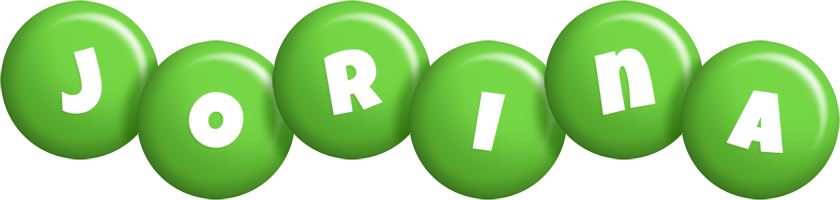 Jorina candy-green logo