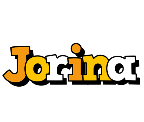 Jorina cartoon logo
