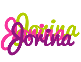 Jorina flowers logo