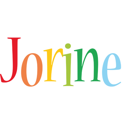 Jorine birthday logo
