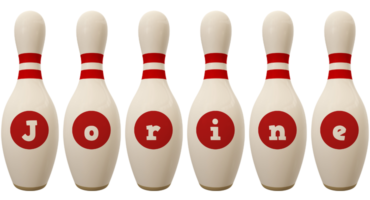 Jorine bowling-pin logo