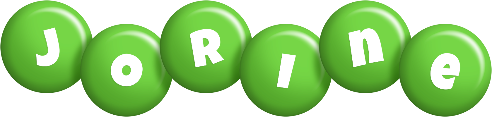 Jorine candy-green logo