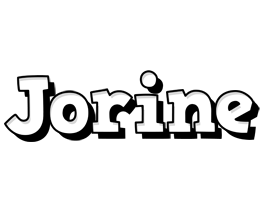 Jorine snowing logo