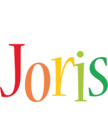 Joris birthday logo