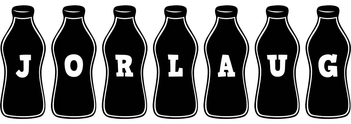 Jorlaug bottle logo