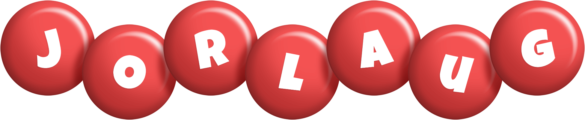 Jorlaug candy-red logo