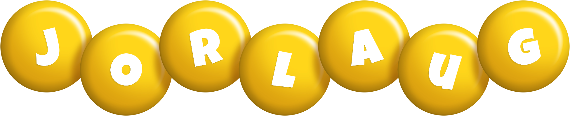 Jorlaug candy-yellow logo