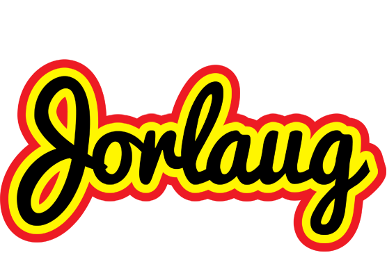Jorlaug flaming logo