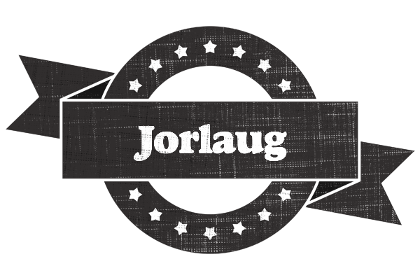 Jorlaug grunge logo