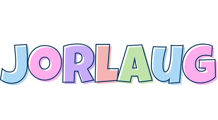 Jorlaug pastel logo