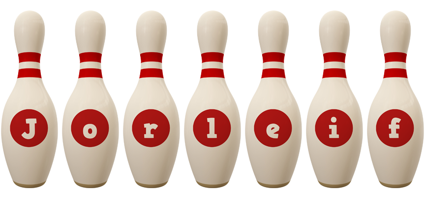Jorleif bowling-pin logo