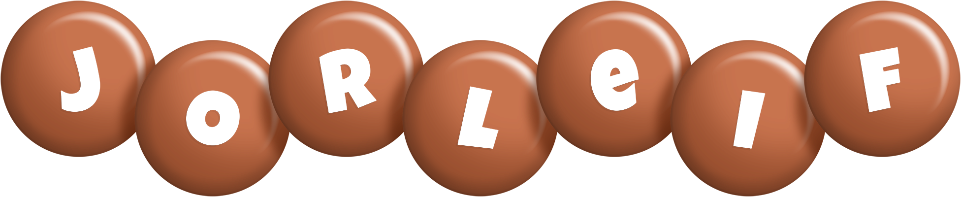Jorleif candy-brown logo