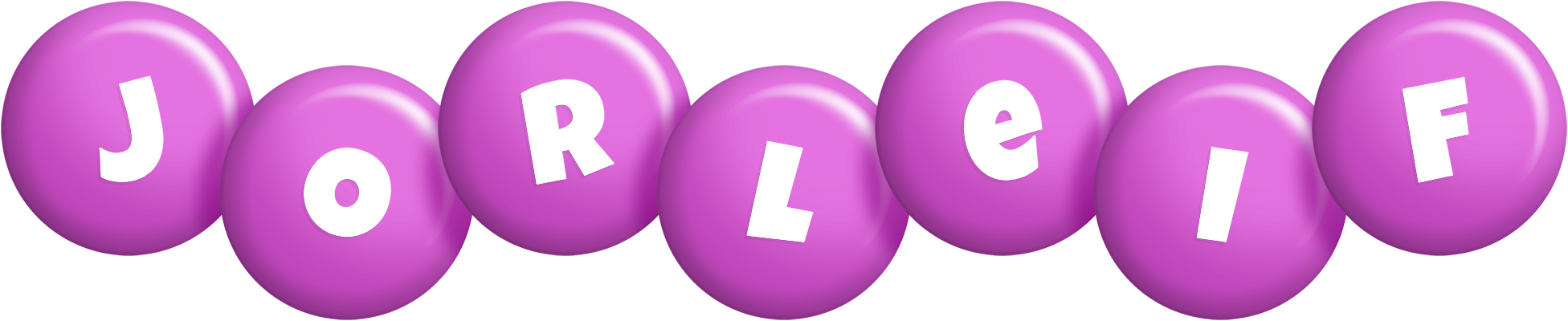 Jorleif candy-purple logo