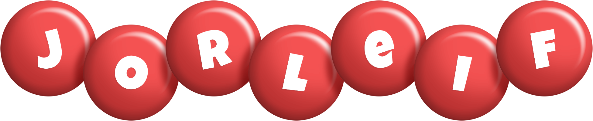 Jorleif candy-red logo