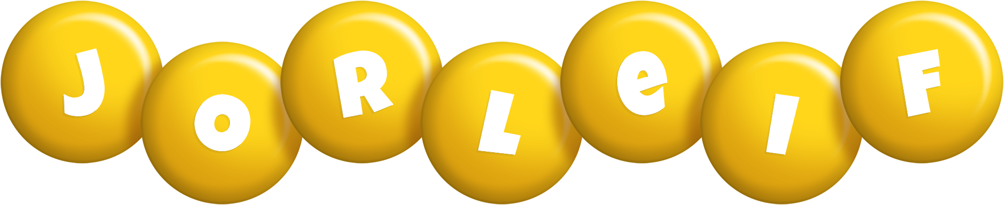Jorleif candy-yellow logo