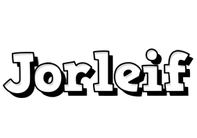 Jorleif snowing logo