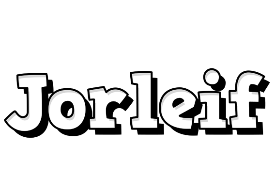 Jorleif snowing logo