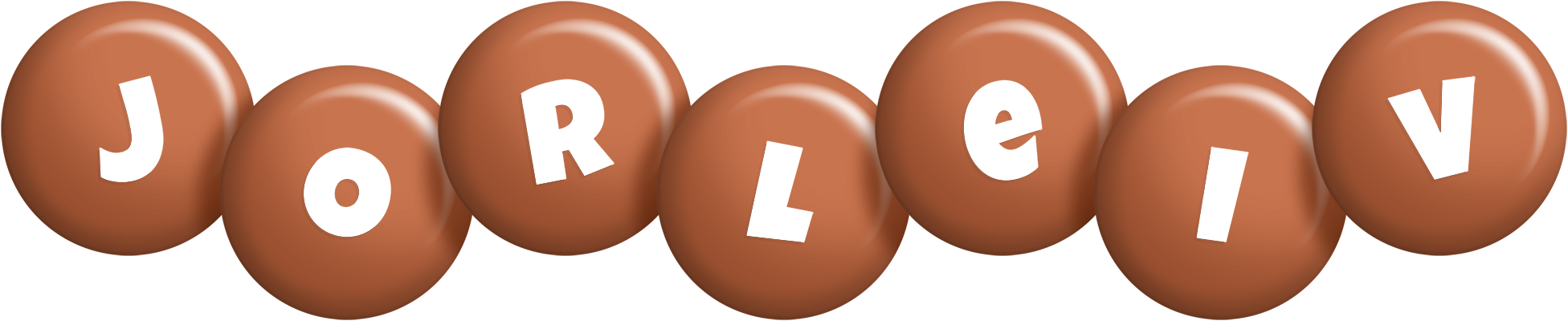Jorleiv candy-brown logo