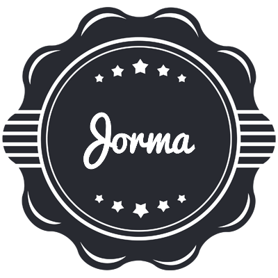 Jorma badge logo