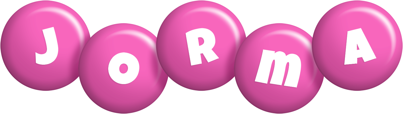 Jorma candy-pink logo