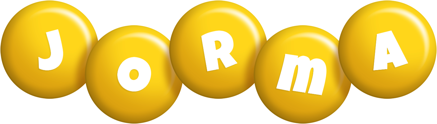 Jorma candy-yellow logo
