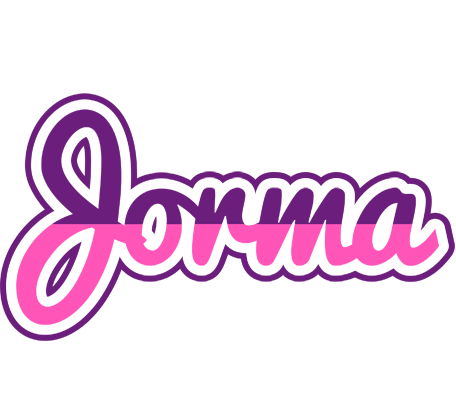 Jorma cheerful logo