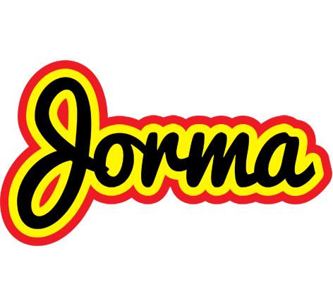 Jorma flaming logo