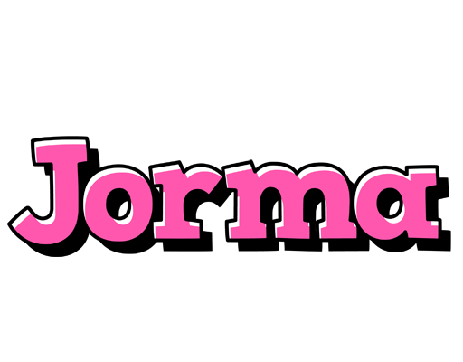 Jorma girlish logo