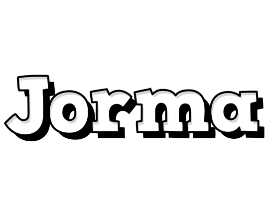Jorma snowing logo