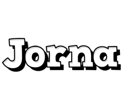 Jorna snowing logo