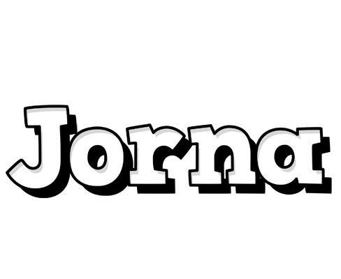 Jorna snowing logo