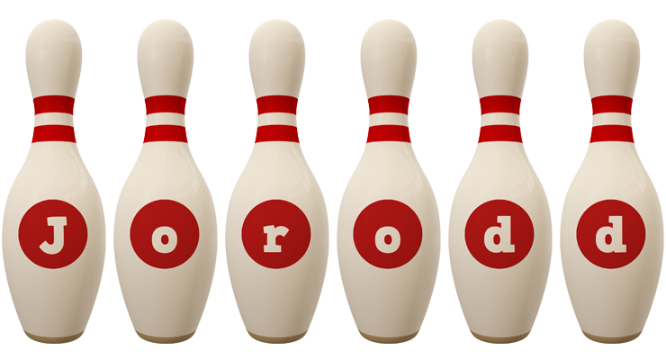 Jorodd bowling-pin logo